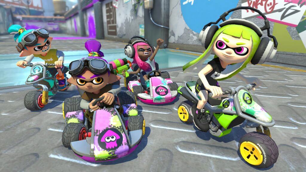 Mario Kart 8 Deluxe e Splatoon 2 recebem atualizações no Nintendo