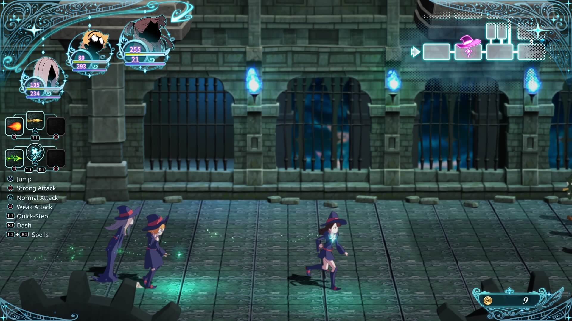 Little Witch Academia Chamber of Time gameplay