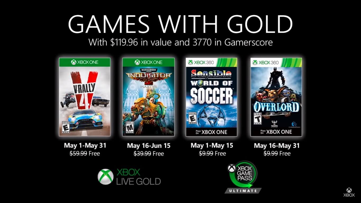 Confiram os jogos gratuitos de Maio da Games with Gold Última Ficha