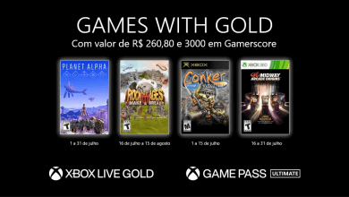 Games With Gold Julho