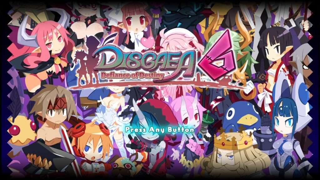 Disgaea 6 menu