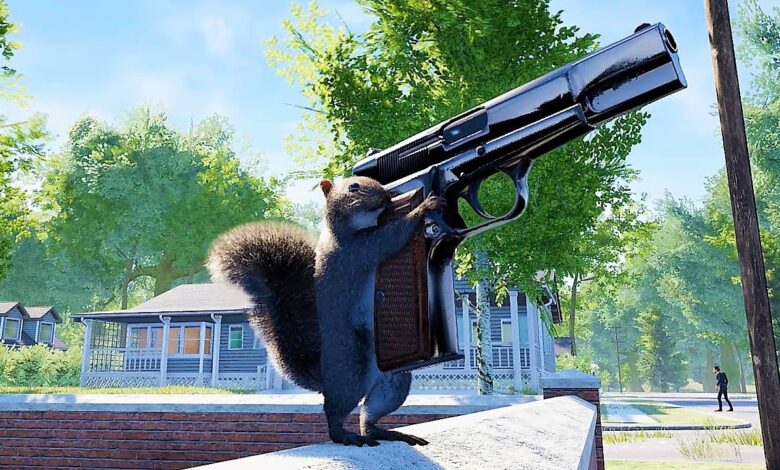 squirrel with a gun