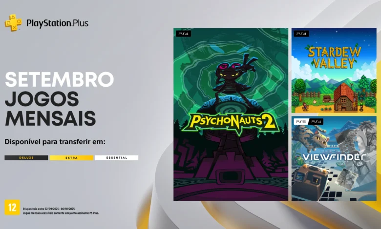 Playstation Plus setembro