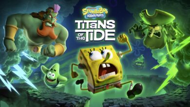 SpongeBob SquarePants - Bob esponja Titans of the Tides Keyart