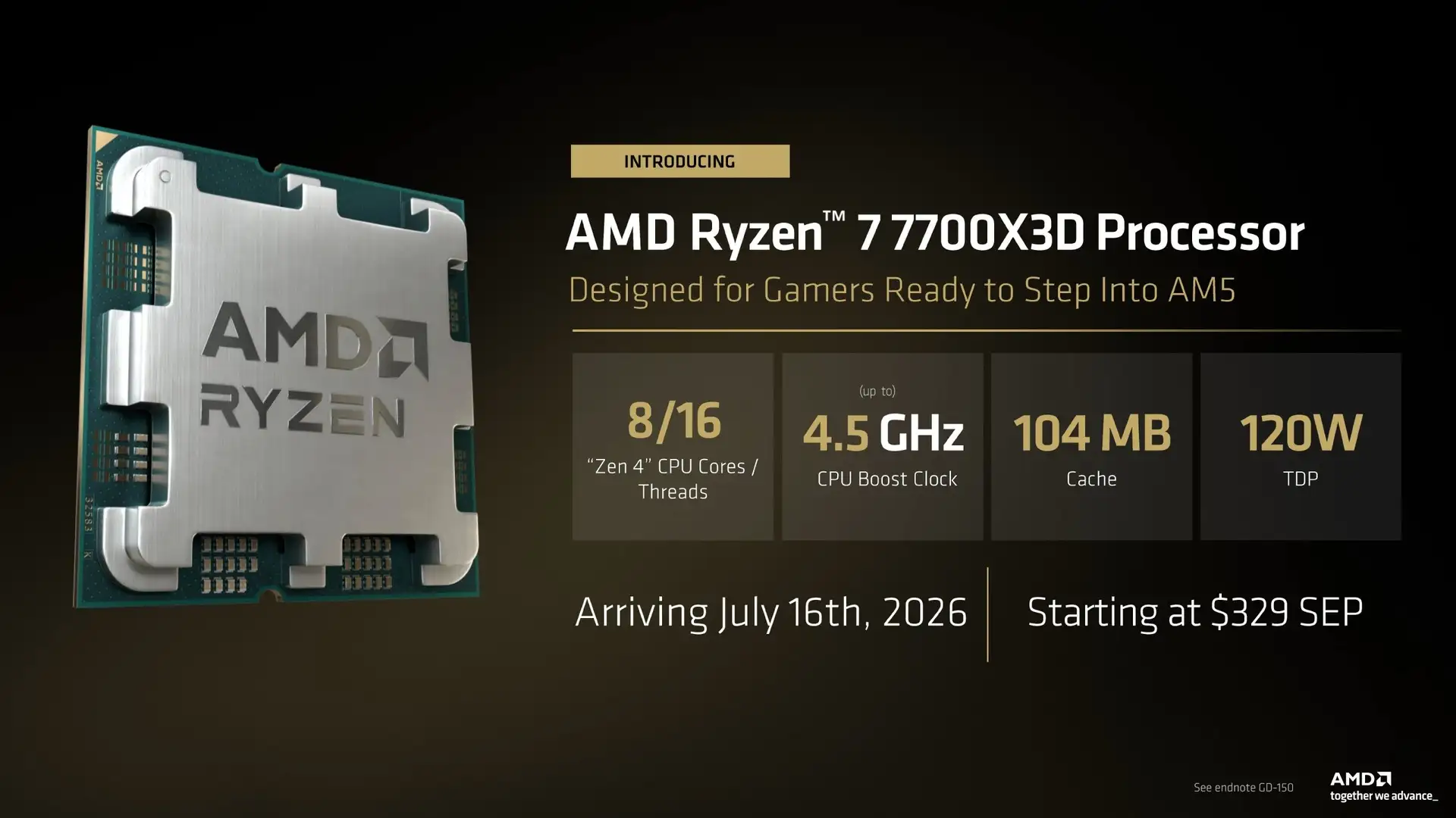 AMD Ryzen 7 7700X3D: Preço, Specs e Data de Lançamento