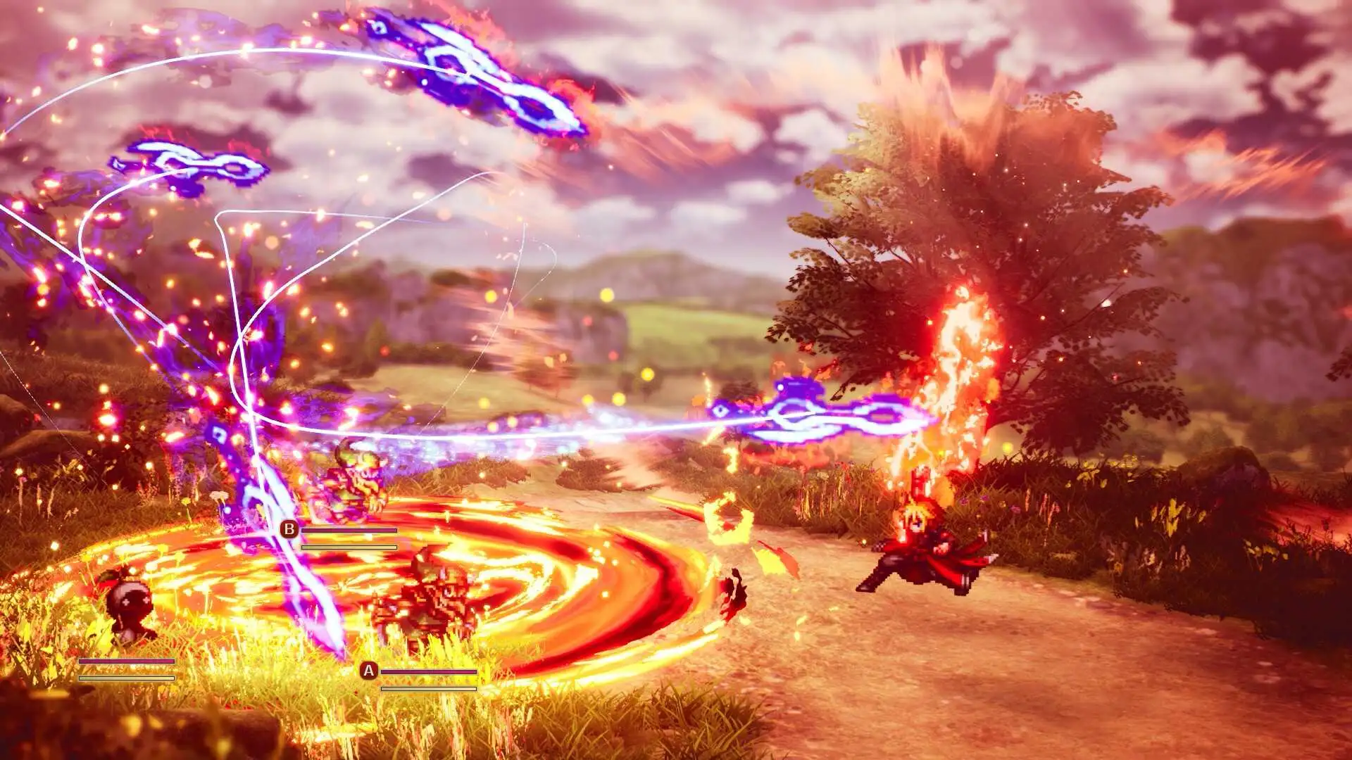 Primeiro título da franquia em HD-2D utiliza manipulação de ordem de turnos e participações de ícones da Square Enix.