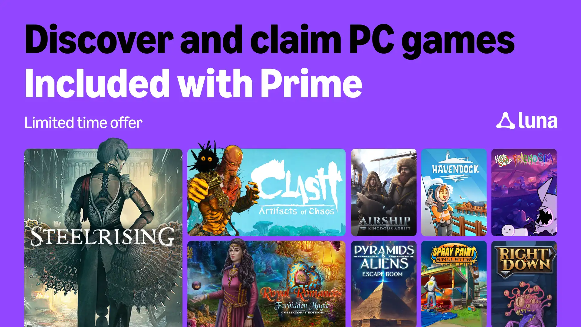 O serviço de nuvem da Amazon atualiza a biblioteca para membros Prime com títulos de peso e uma nova aventura noir ambientada em Gotham City.
