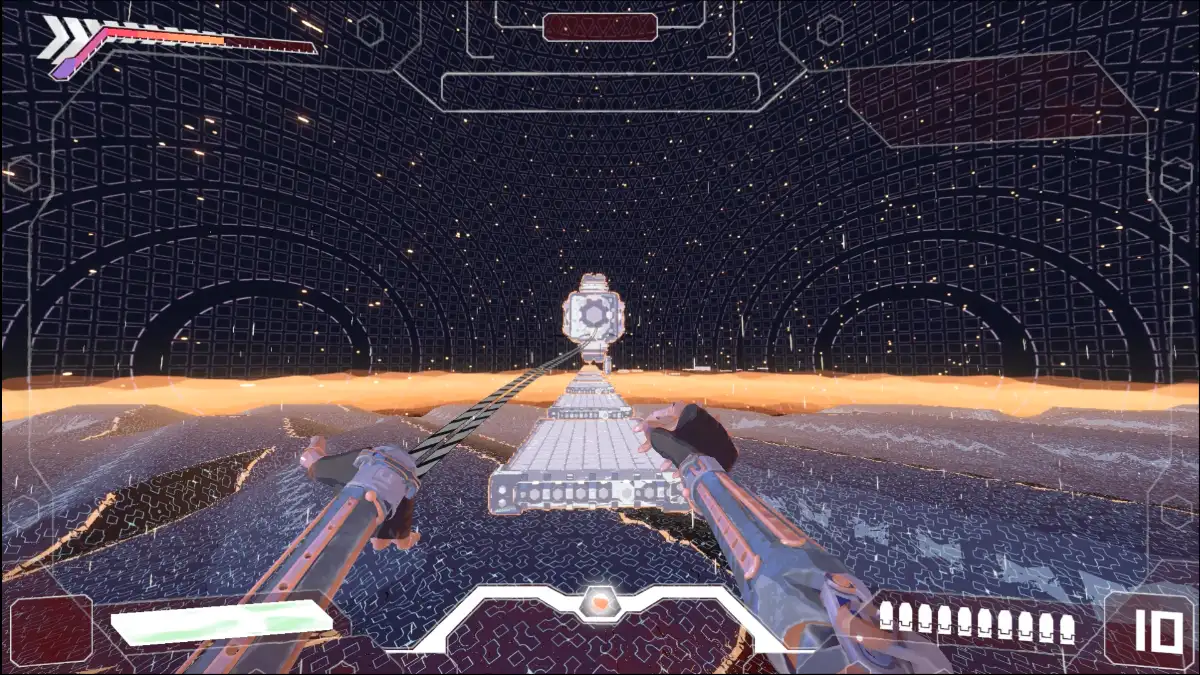 Novo roguelike de tiro da Torn Ace Studios foca em movimentação rápida e combate em trens voadores.