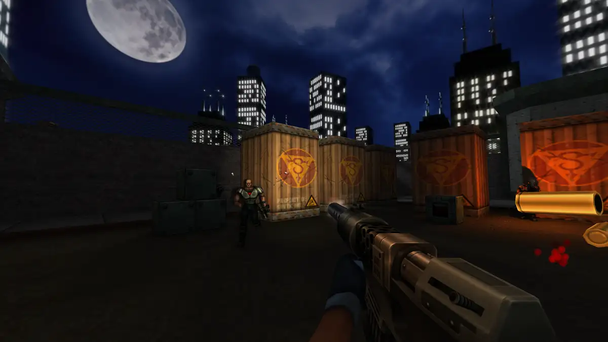 Clássico shooter de 1998 retorna com melhorias técnicas, expansão inclusa e upgrade gratuito para o novo hardware da Nintendo.
