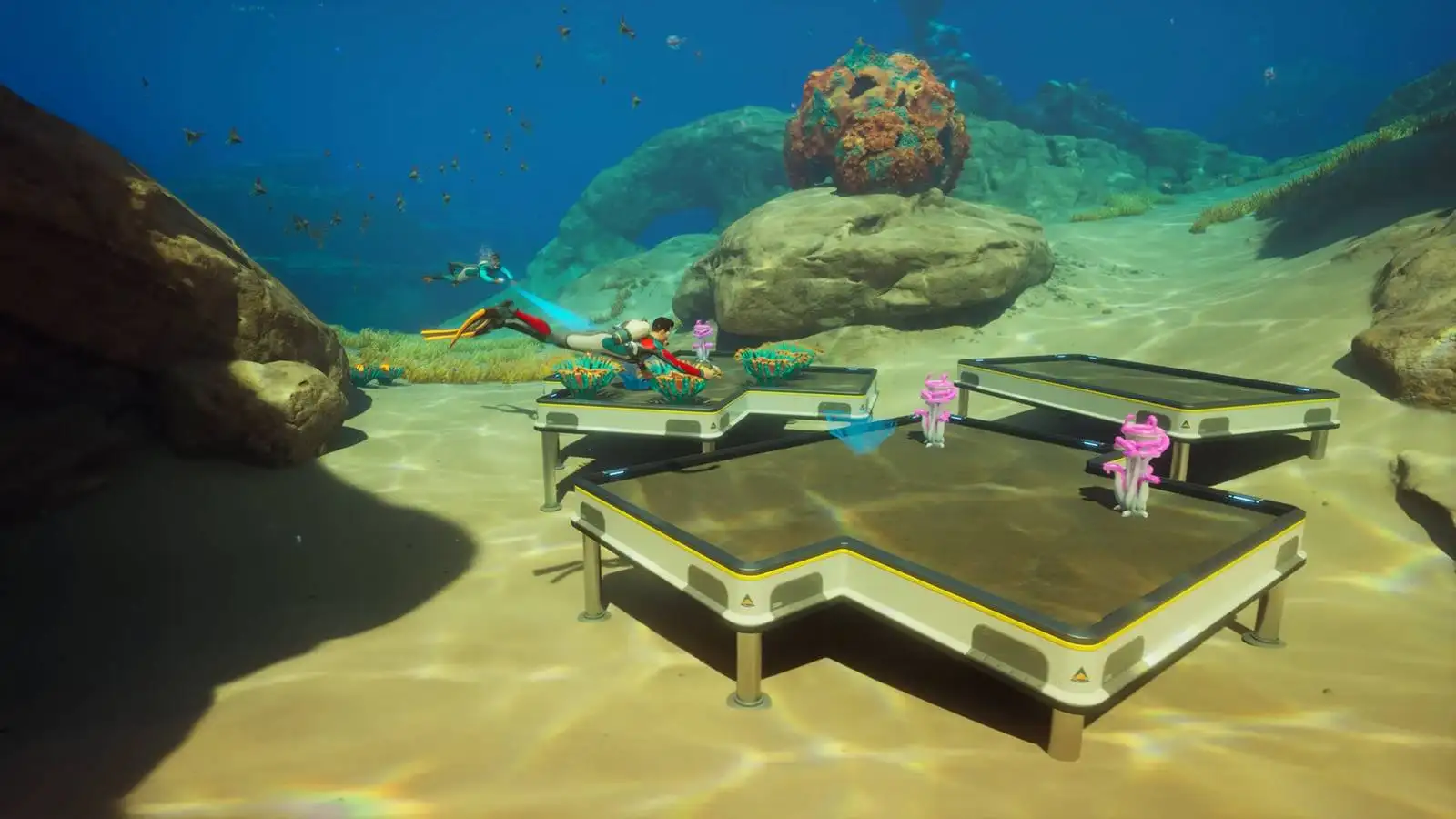 O novo patch Buddy System foca no modo cooperativo e traz funcionalidades que alteram a dinâmica de exploração submarina em equipe.