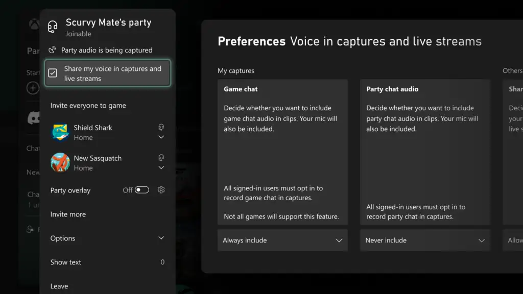 Membros do programa Insider ganham acesso a recursos para incluir áudio de chat em clipes e maior controle sobre saves em nuvem.