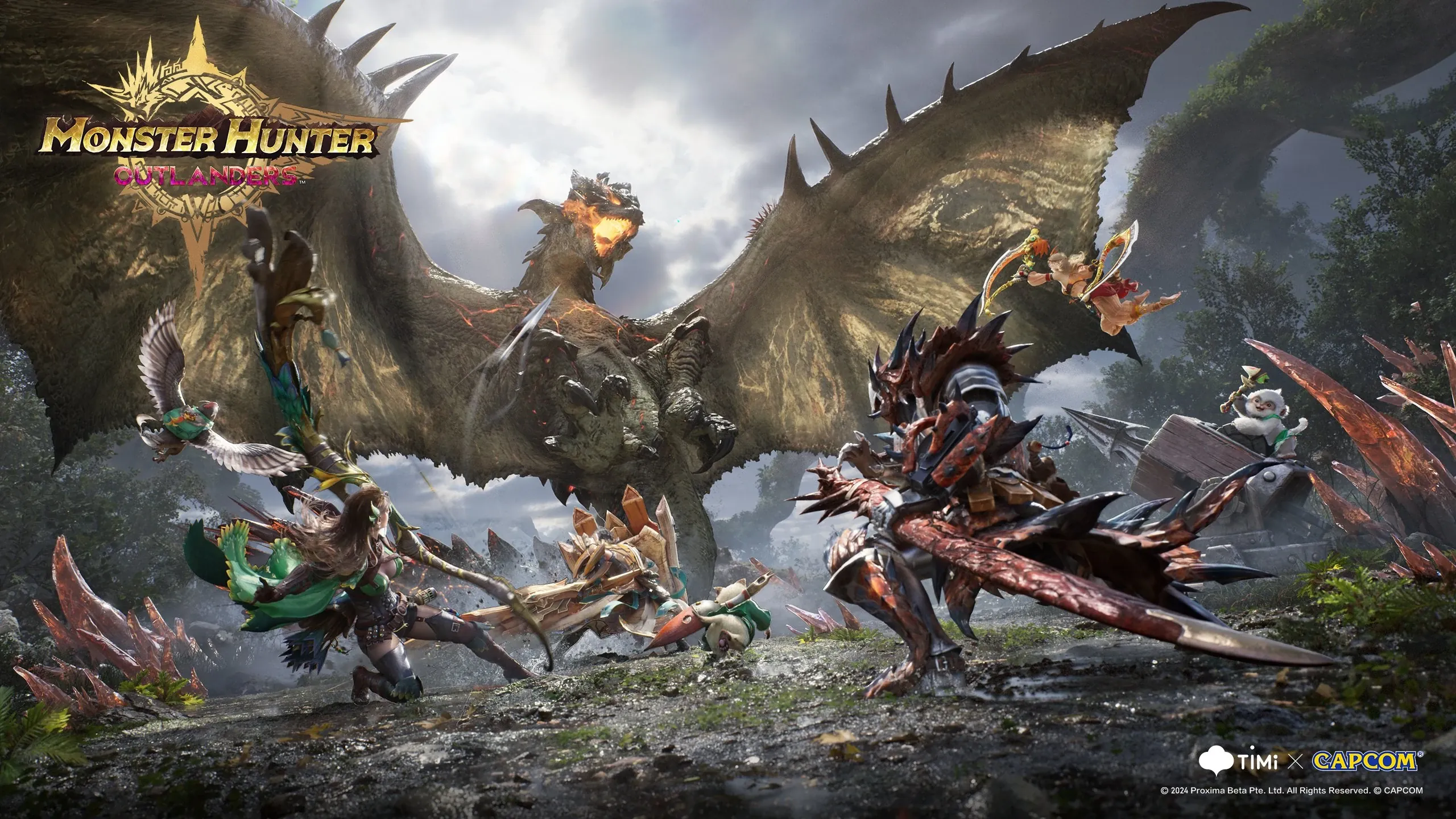 Monster Hunter Outlanders recebe data de lançamento oficial para outubro