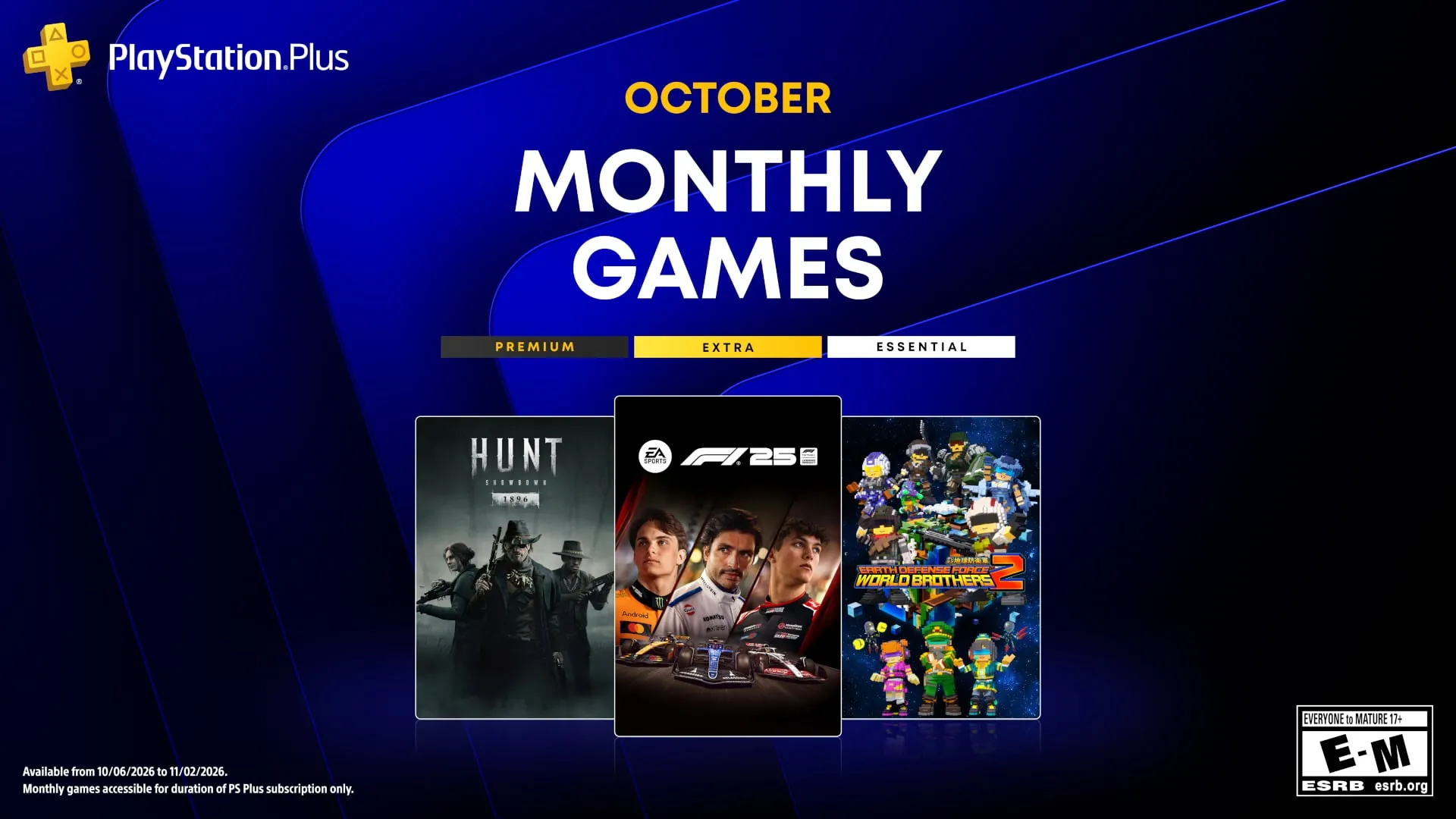 PS Plus de outubro terá 3 novos títulos de peso; saiba quais