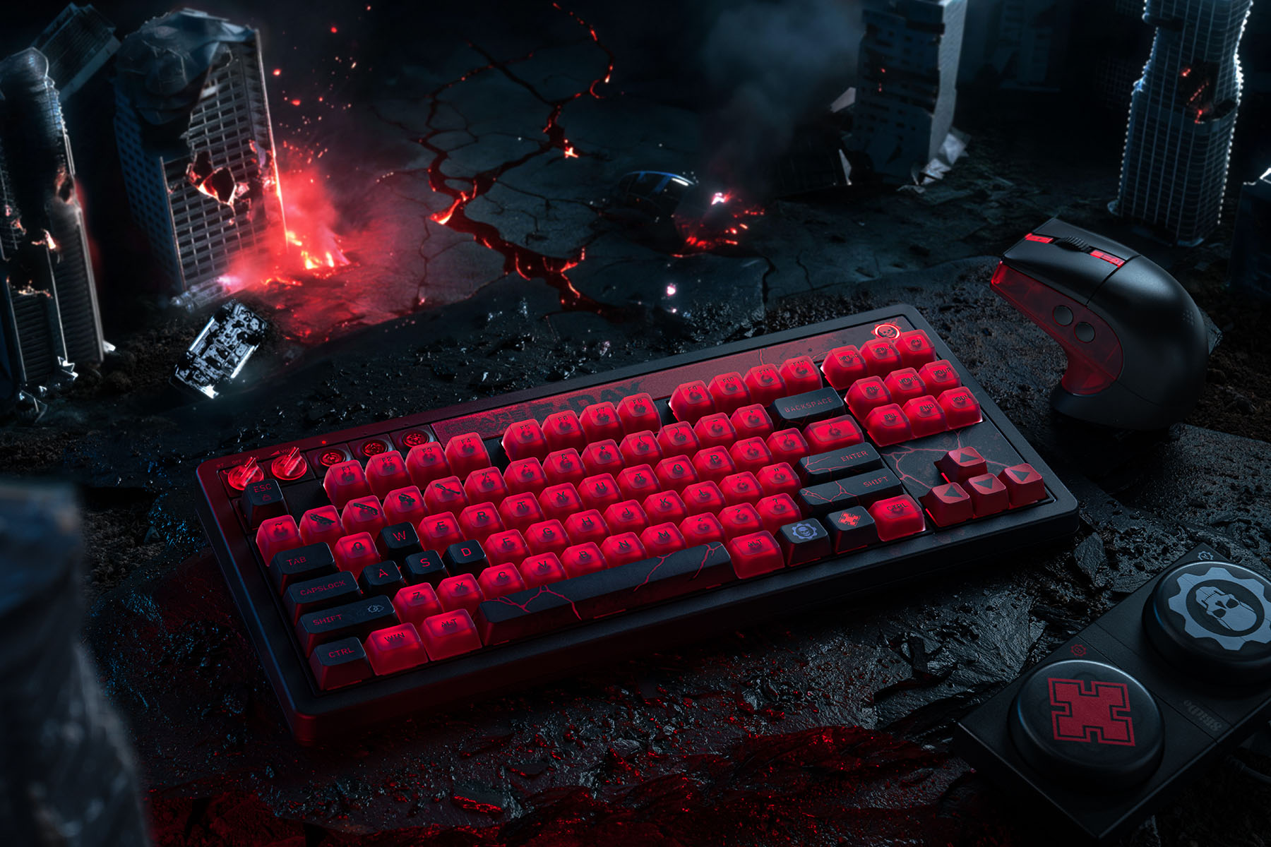 Gears of War: E-Day ganha periféricos oficiais da 8BitDo