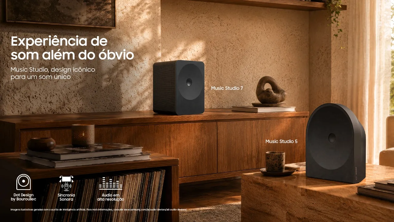 Samsung Music Studio chega com 5 tecnologias para som imersivo; saiba quais
