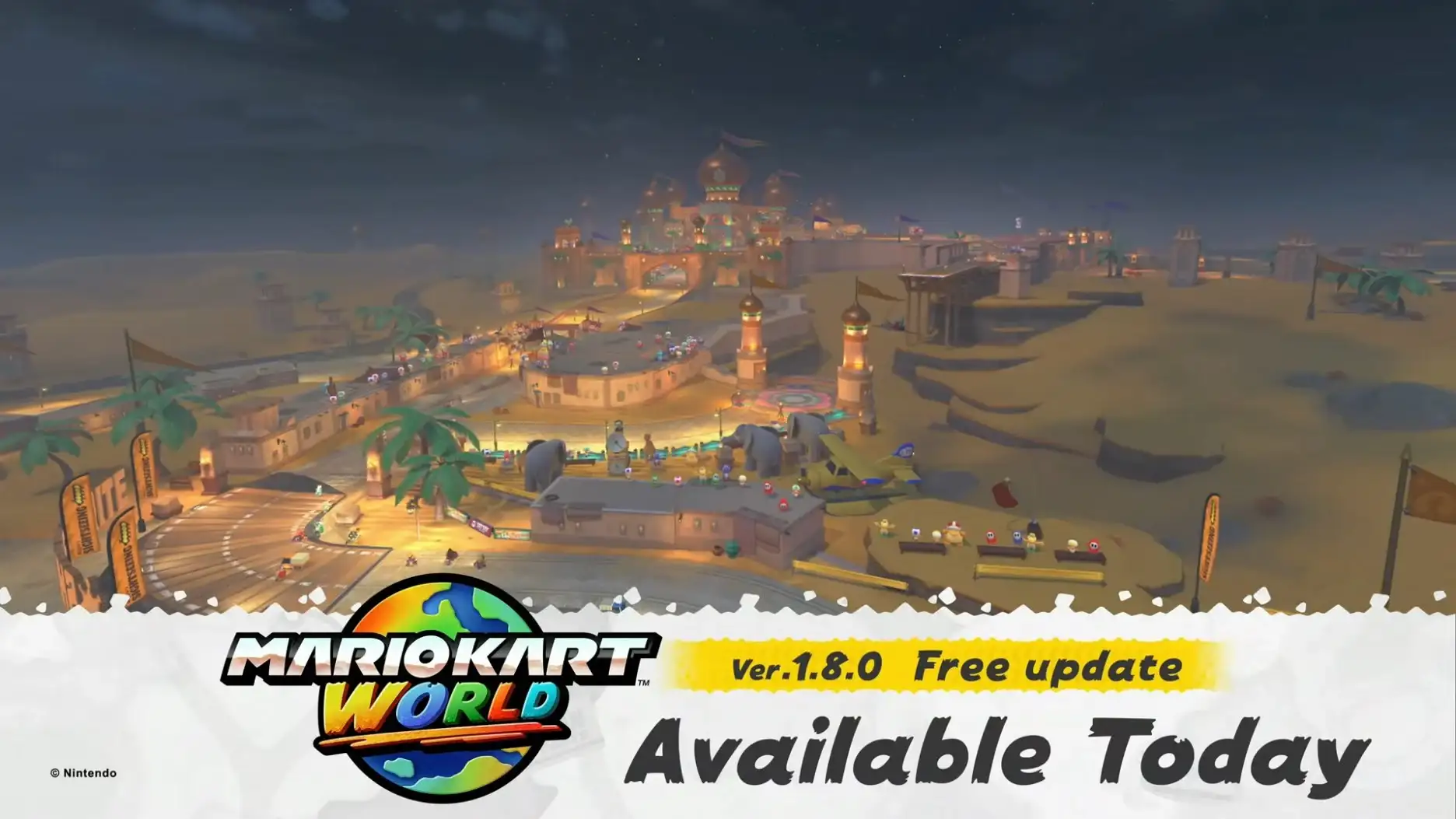 Mario Kart World recebe hoje 10 pistas clássicas em atualização surpresa; saiba quais