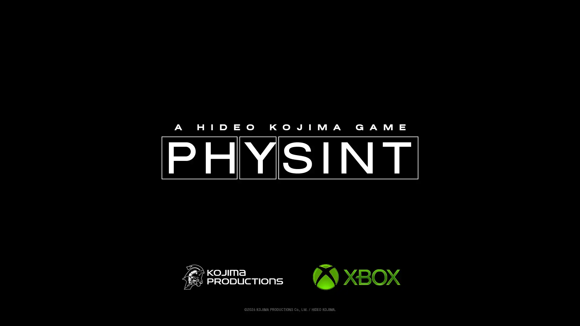 Physint: Kojima Productions e Xbox revelam parceria; Sony anuncia saída