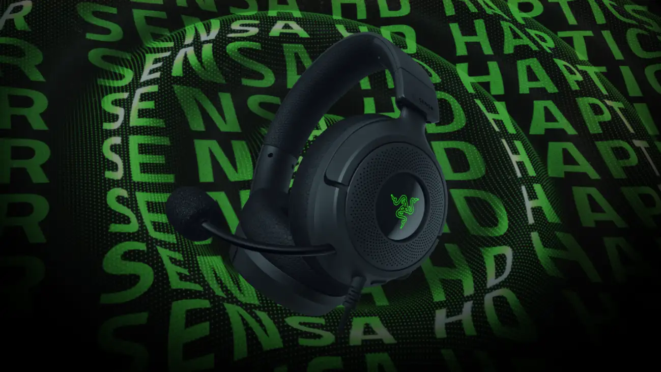 Razer Kraken V4 X traz tecnologia para sentir os jogos fisicamente
