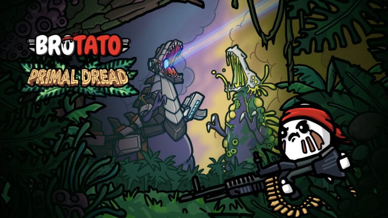 Brotato revela data da DLC Primal Dead e novos dinossauros; saiba quando chega
