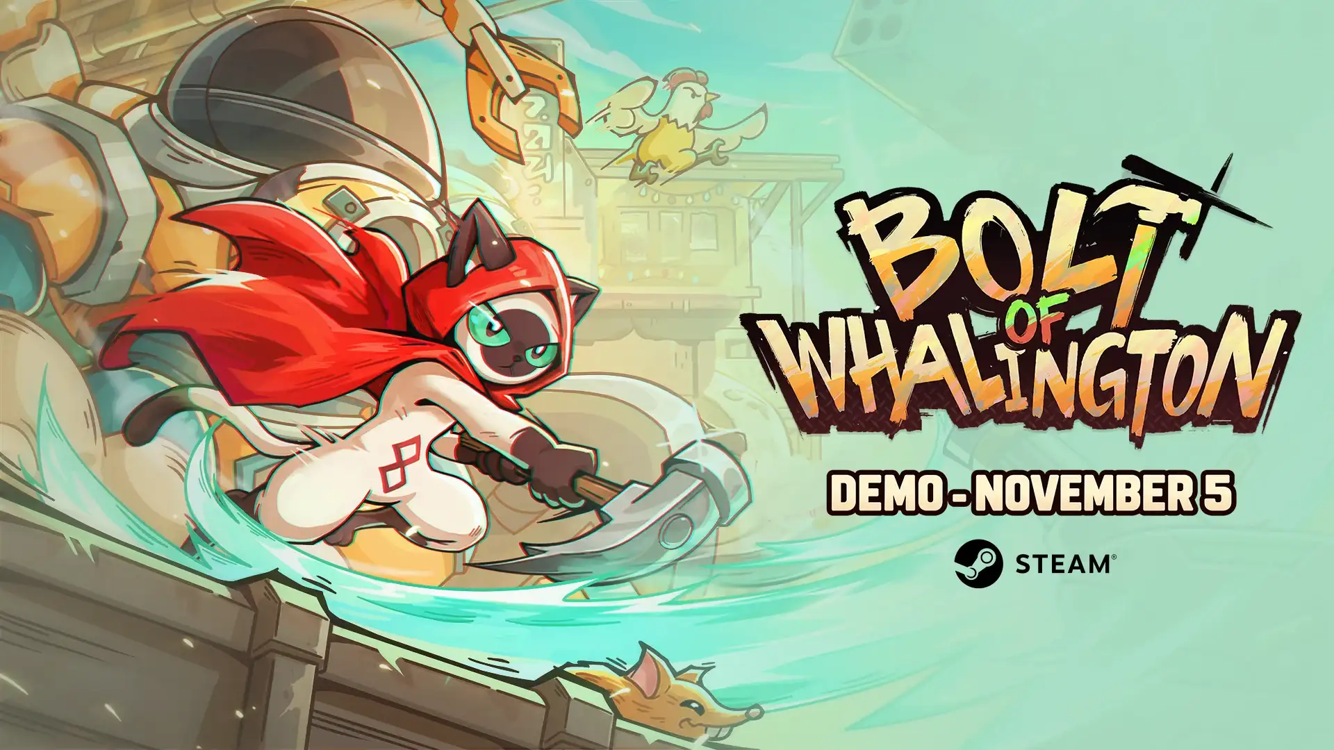 Bolt of Whalington ganha data para teste de sua proposta incomum