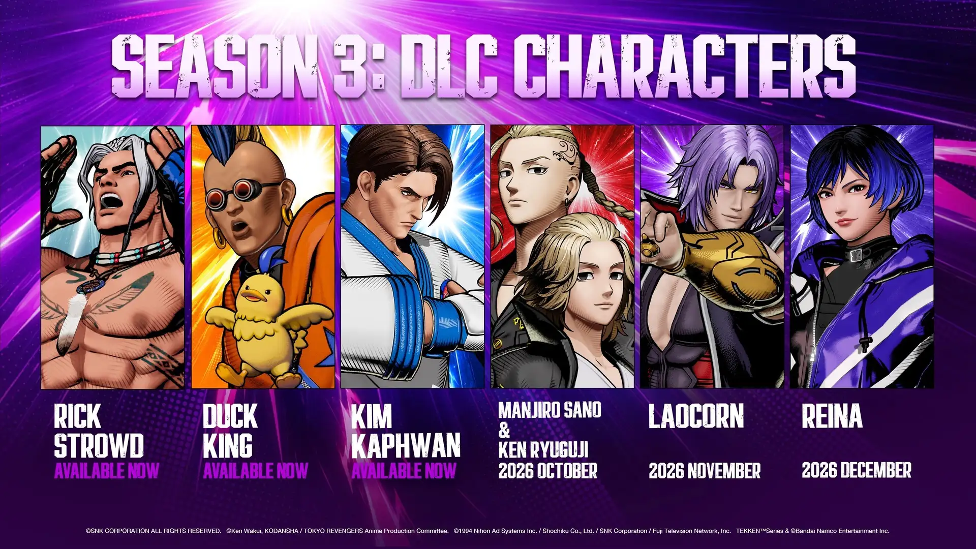 Personagem de Tekken 8 reforça elenco de Fatal Fury em dezembro