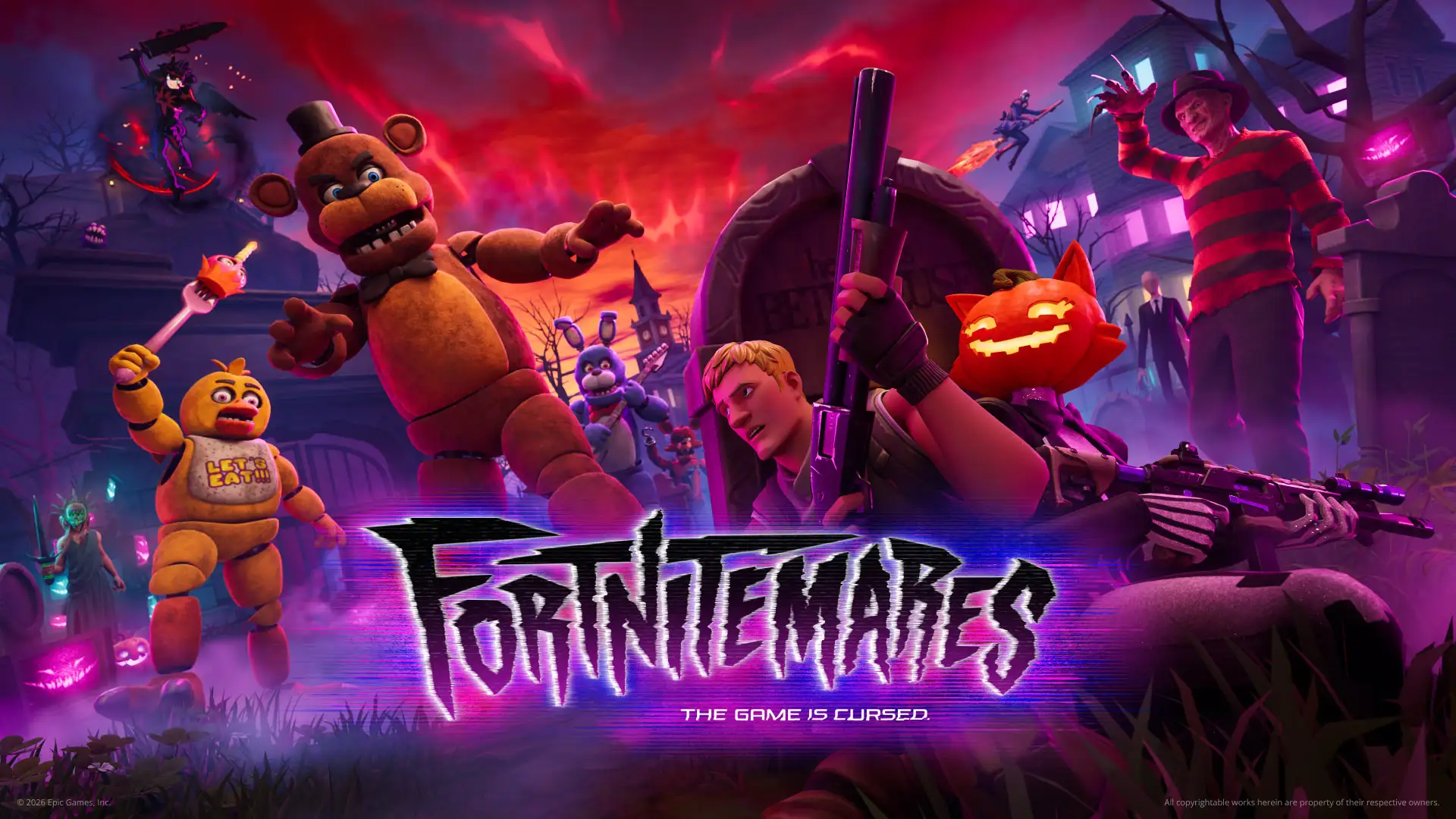 Fortnite inicia Fortnitemares com Five Nights at Freddy’s e mais 5 franquias