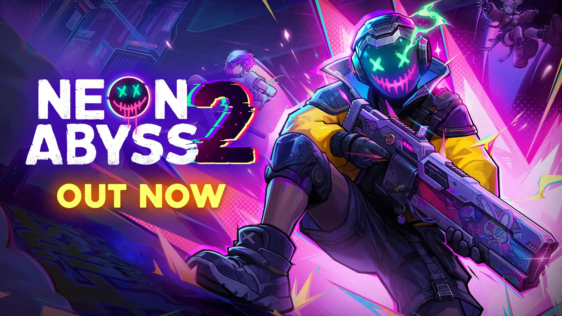 Neon Abyss 2 chega aos consoles com modo inédito para 4 jogadores