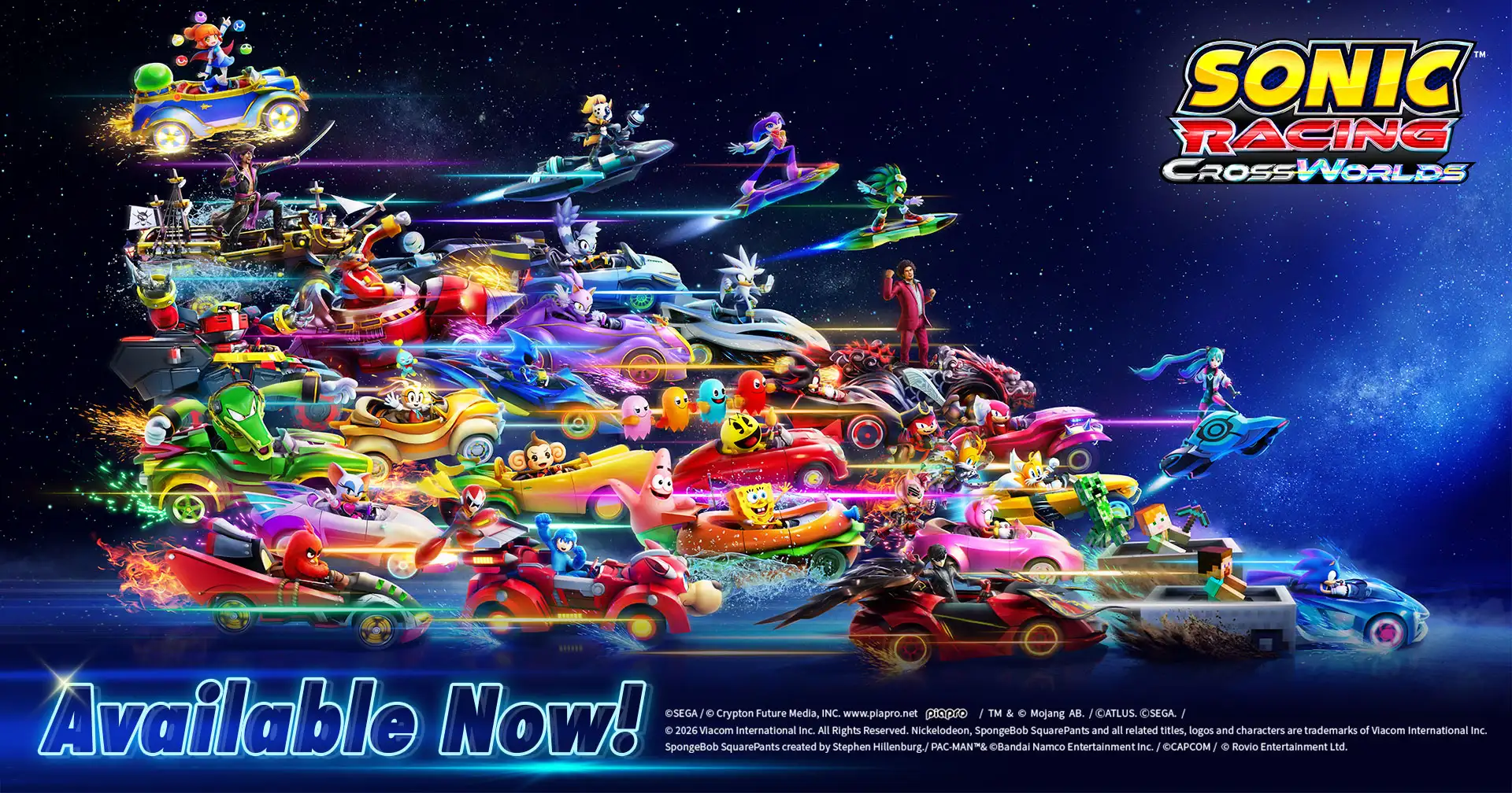Sonic Racing: CrossWorlds recebe expansão de Avatar com Aang e Katara; veja data
