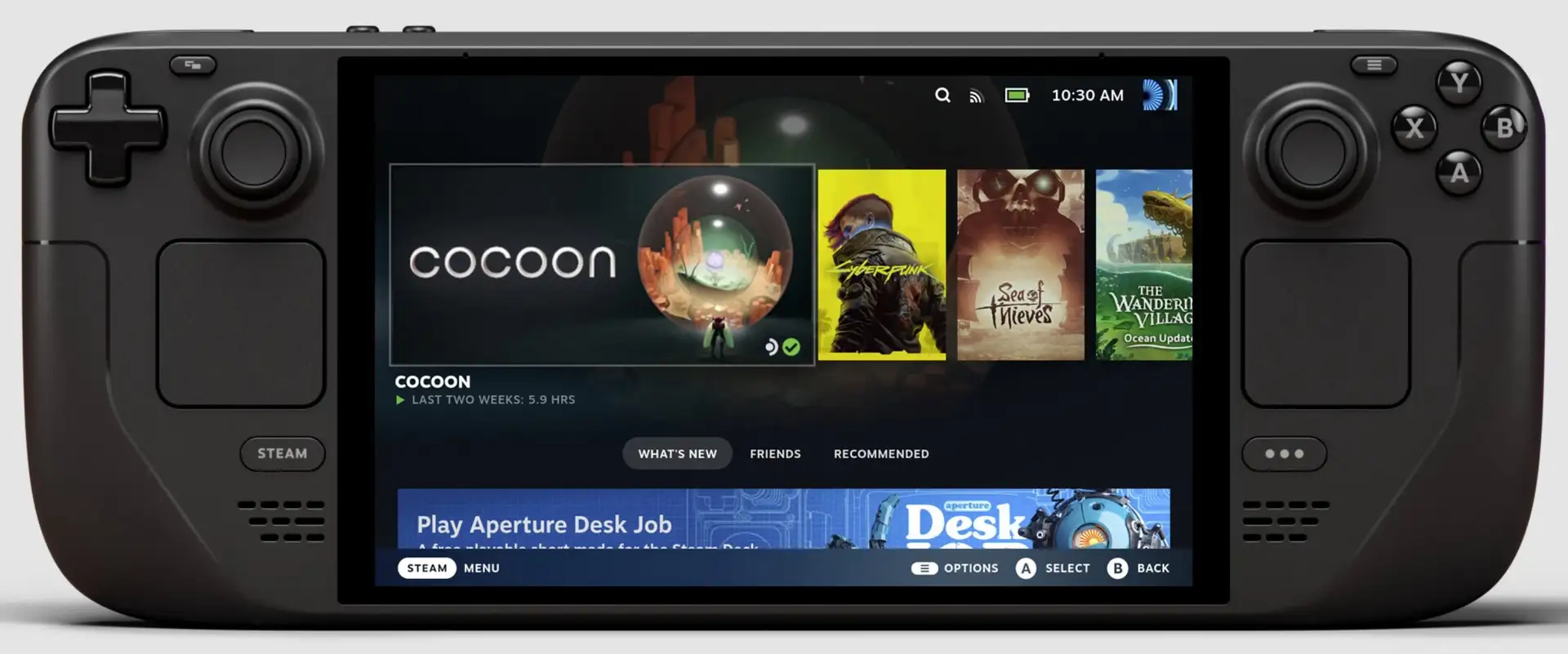 Steam Deck OLED recupera HDR durante streaming de jogos