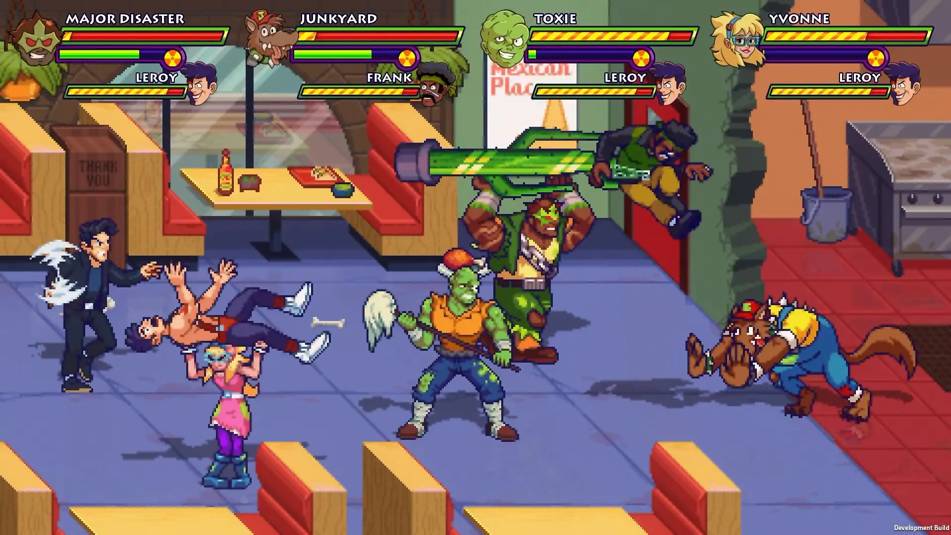 Toxic Crusaders revela novos estágios e gameplay em showcase inédito