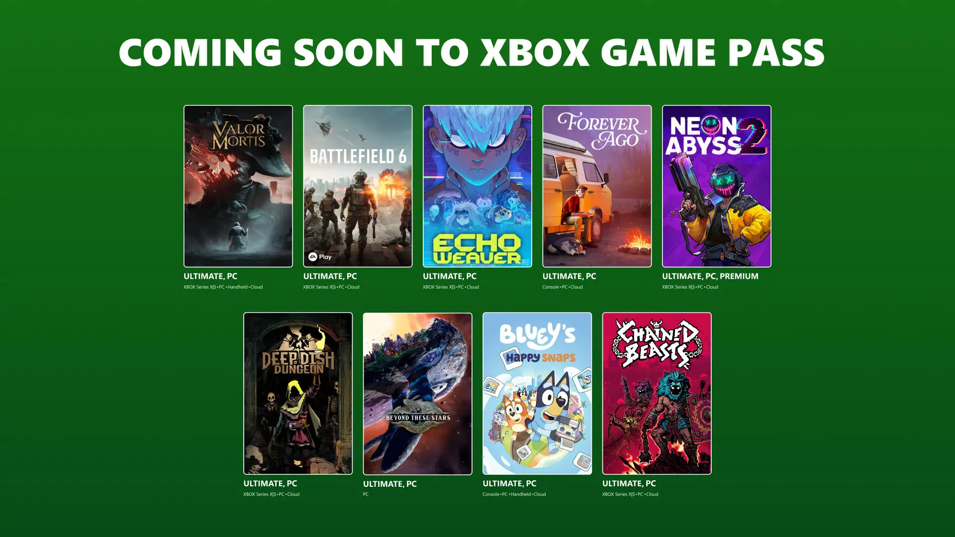 Xbox Game Pass recebe Battlefield 6 e mais 8 jogos em outubro; saiba quais